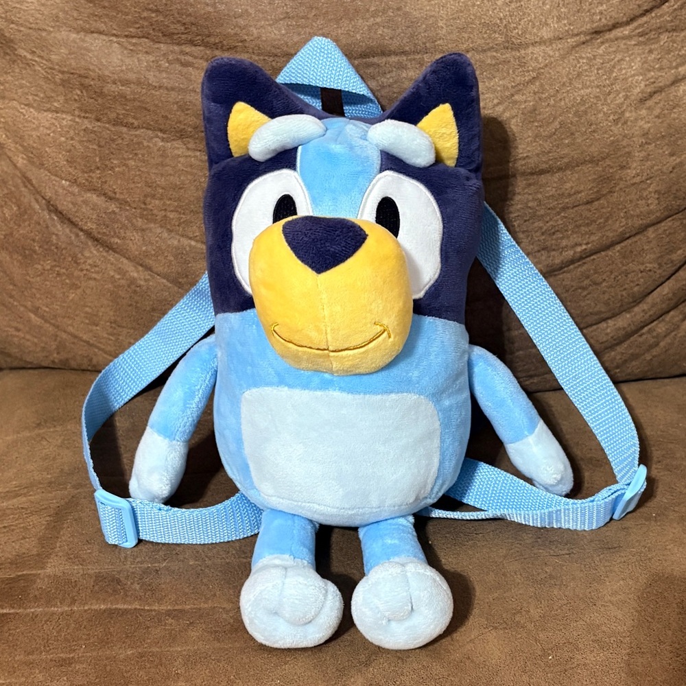 Bluey Plush Character Kids Mini-Backpack